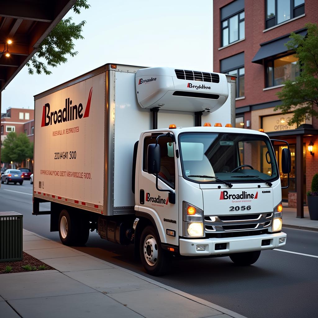 Food Distributor Delivery Truck