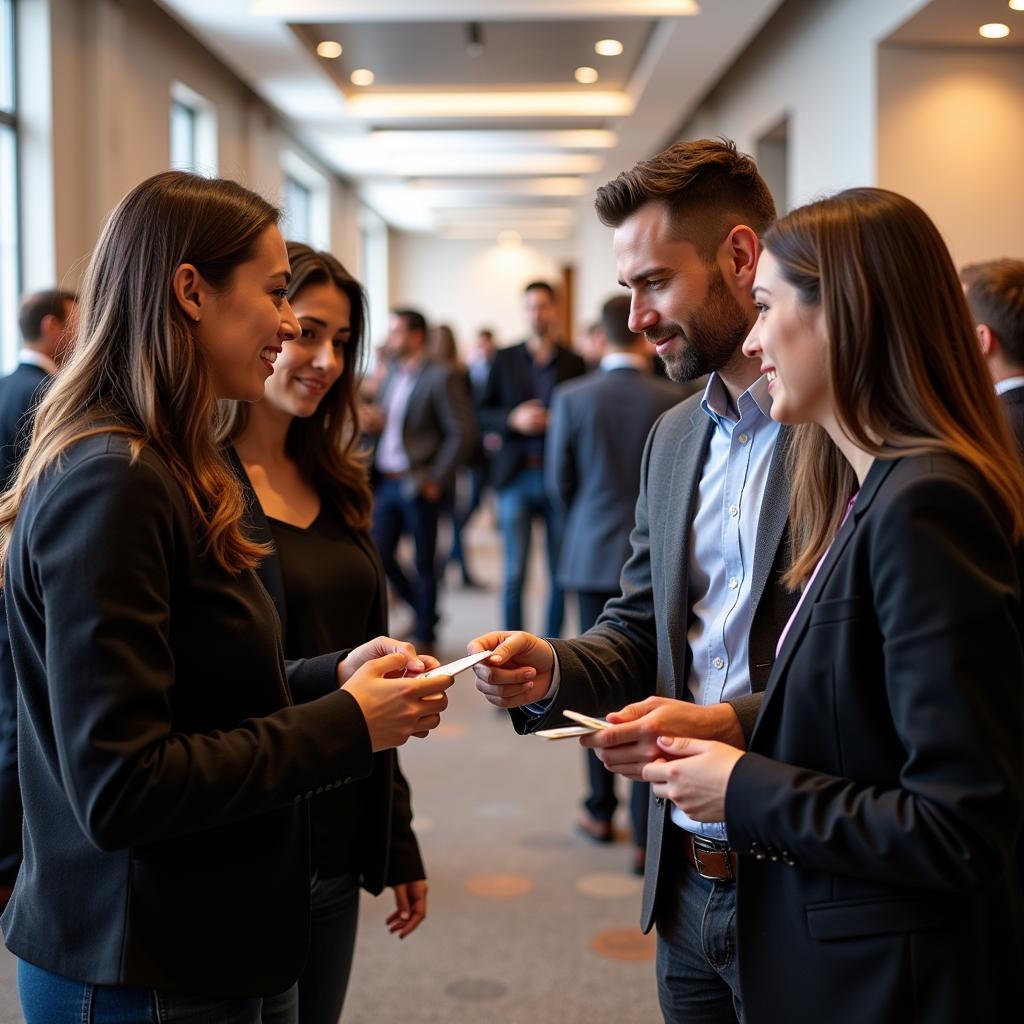 Attendees Networking at the Food Expo Chicago