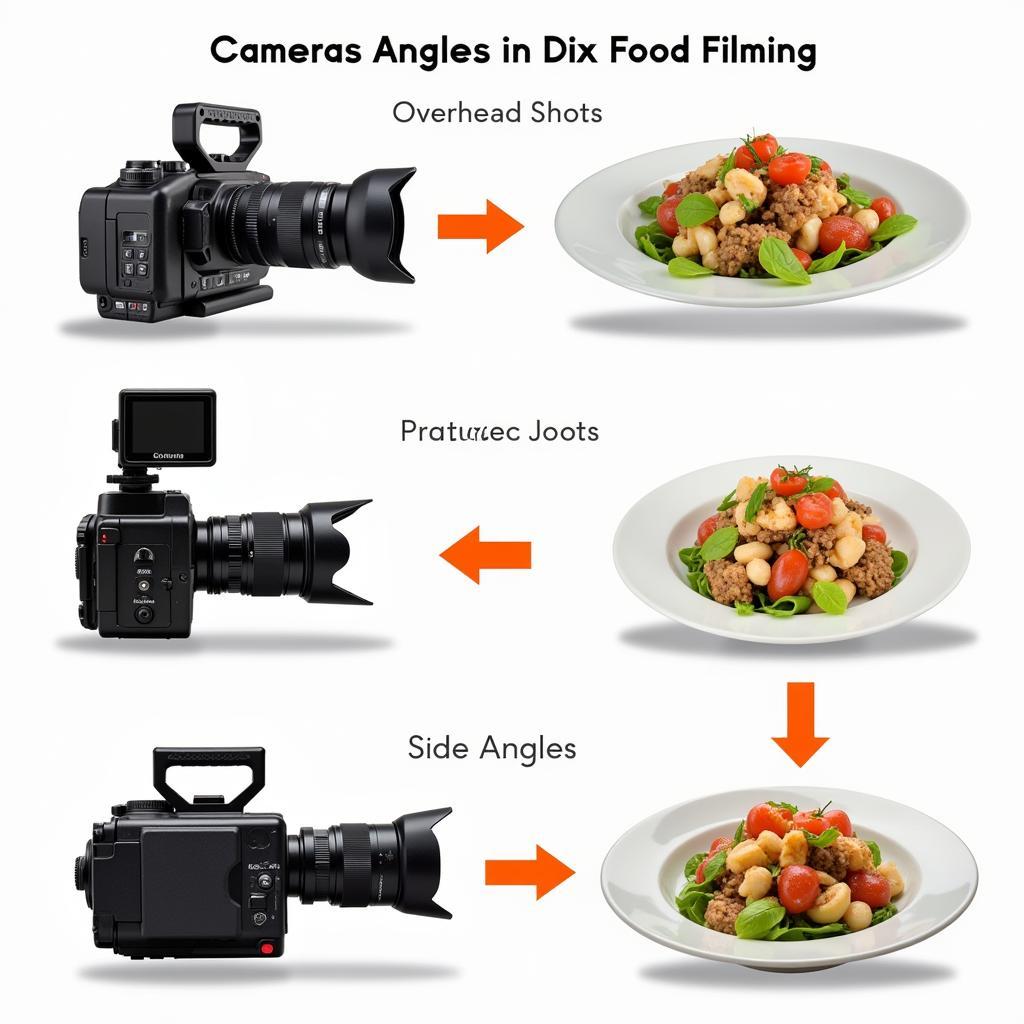 Different Camera Angles in Food Filming