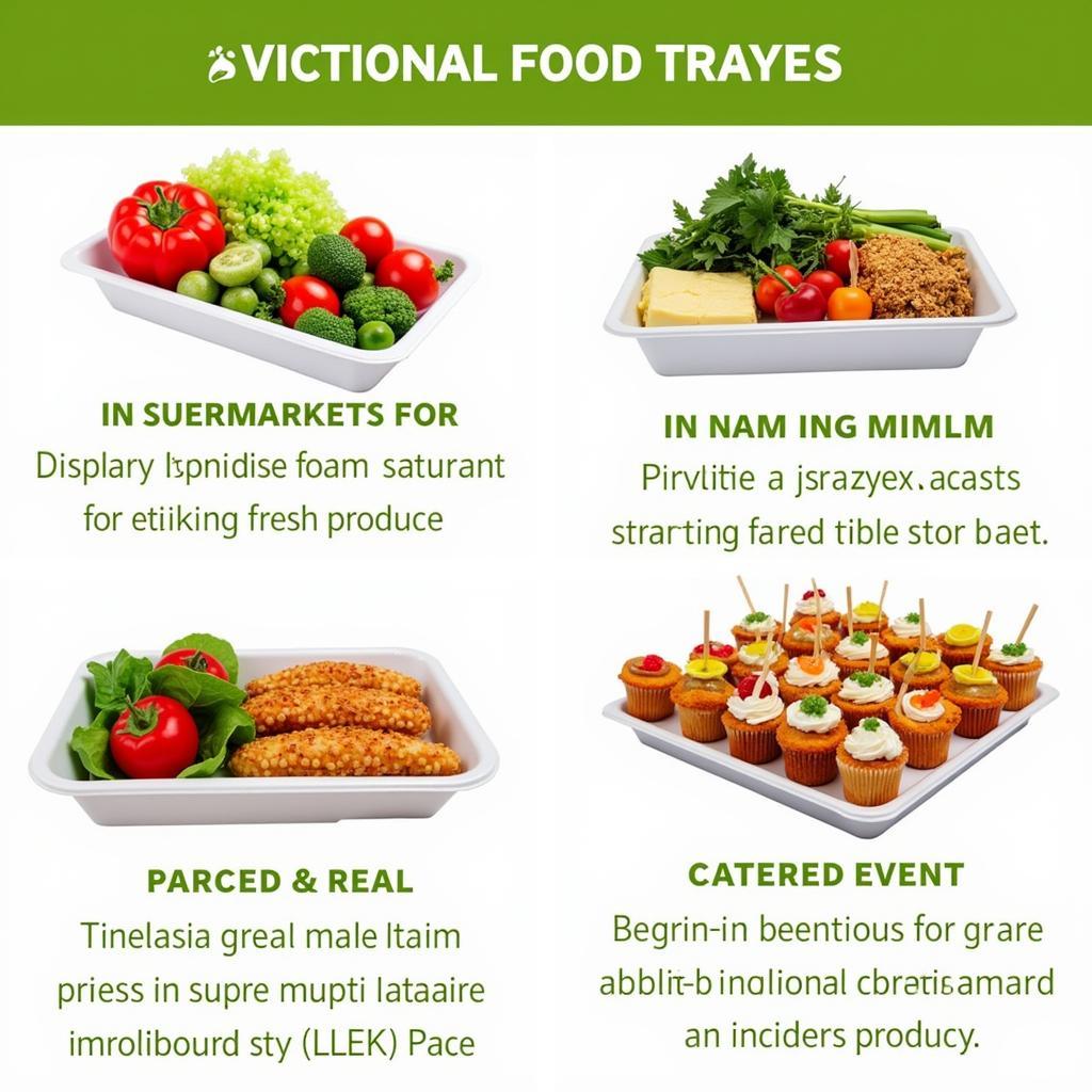 Diverse Applications of Food Foam Trays in the Food Industry