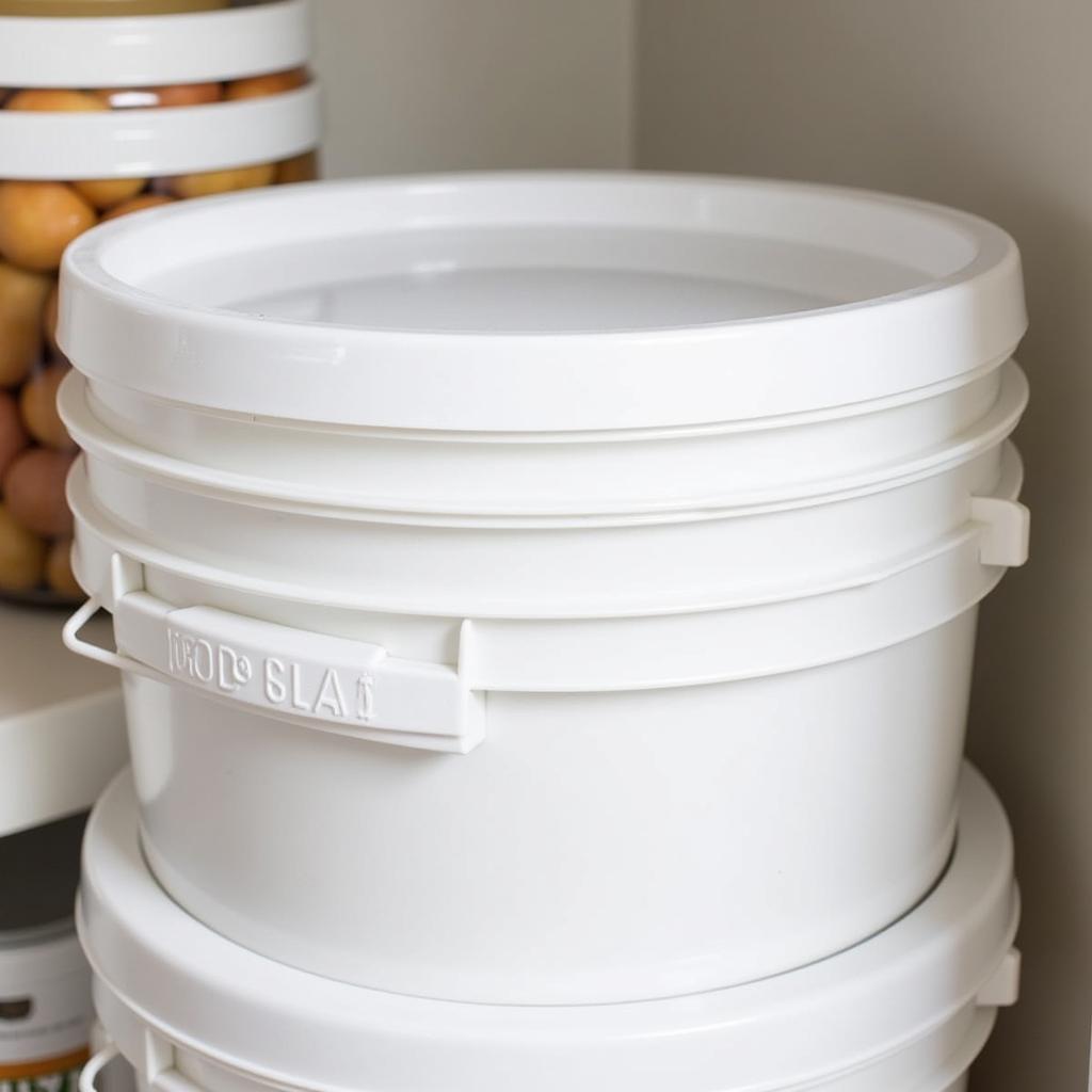 Food-Grade 5-Gallon Buckets for Food Storage