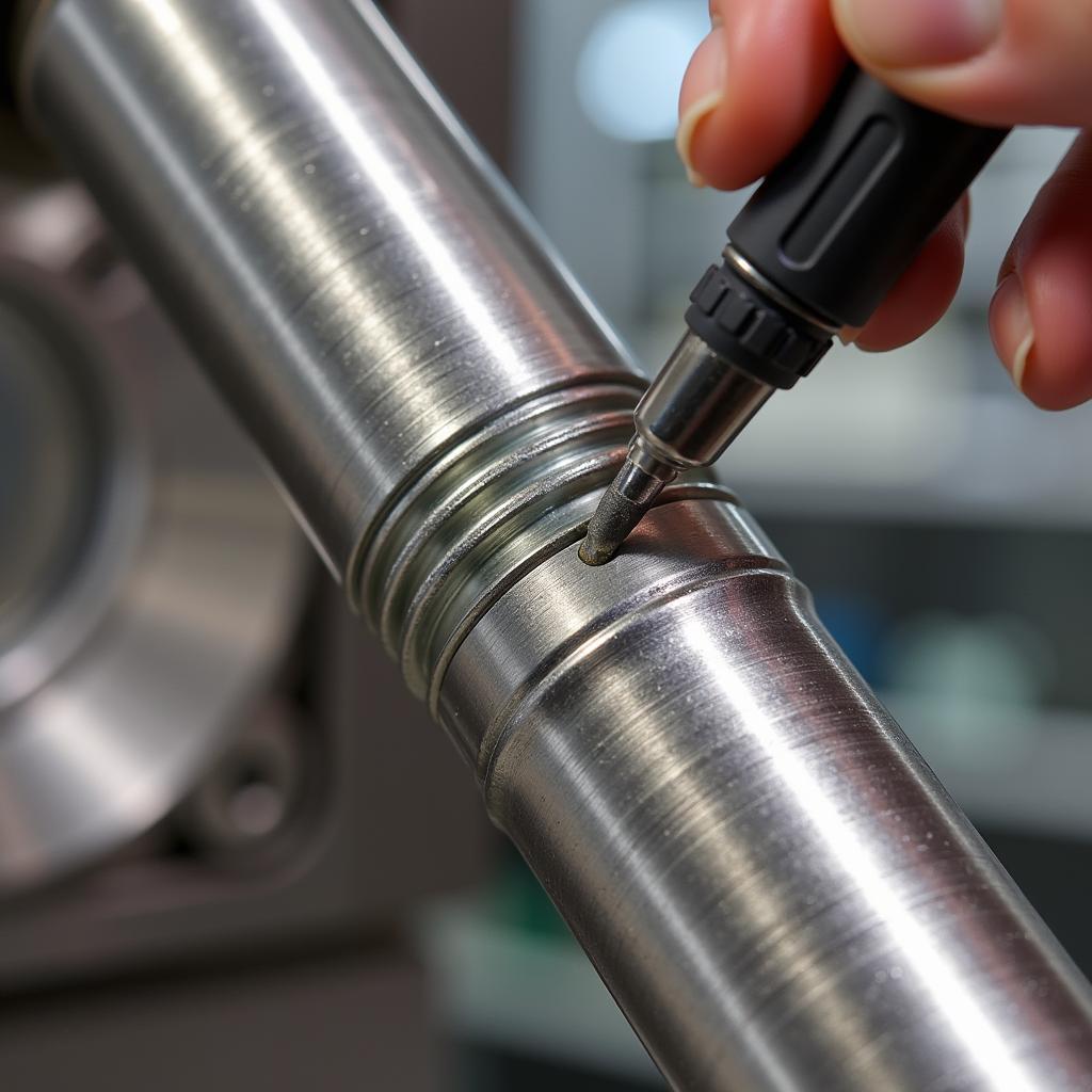 Applying Food Grade Anti-Seize to a Stainless Steel Bolt