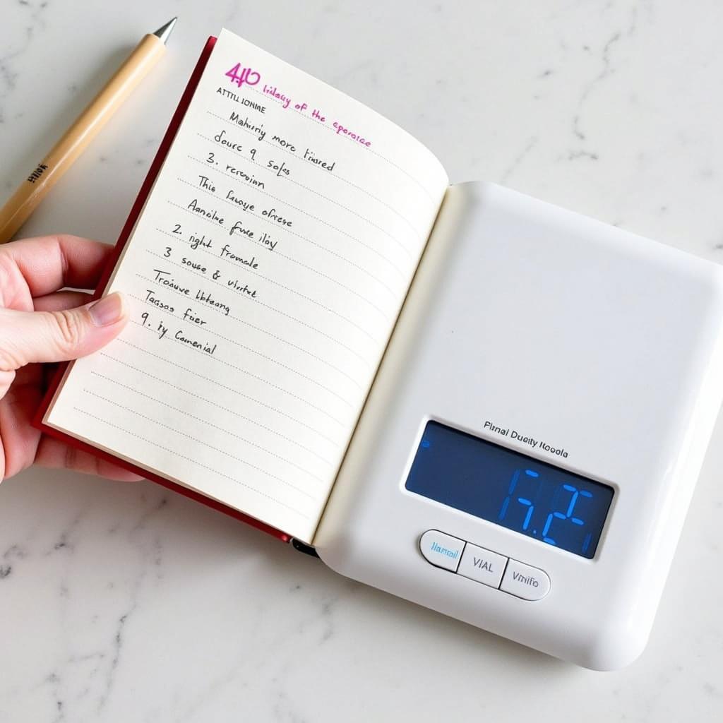 Food Journal and Nutritional Food Scale