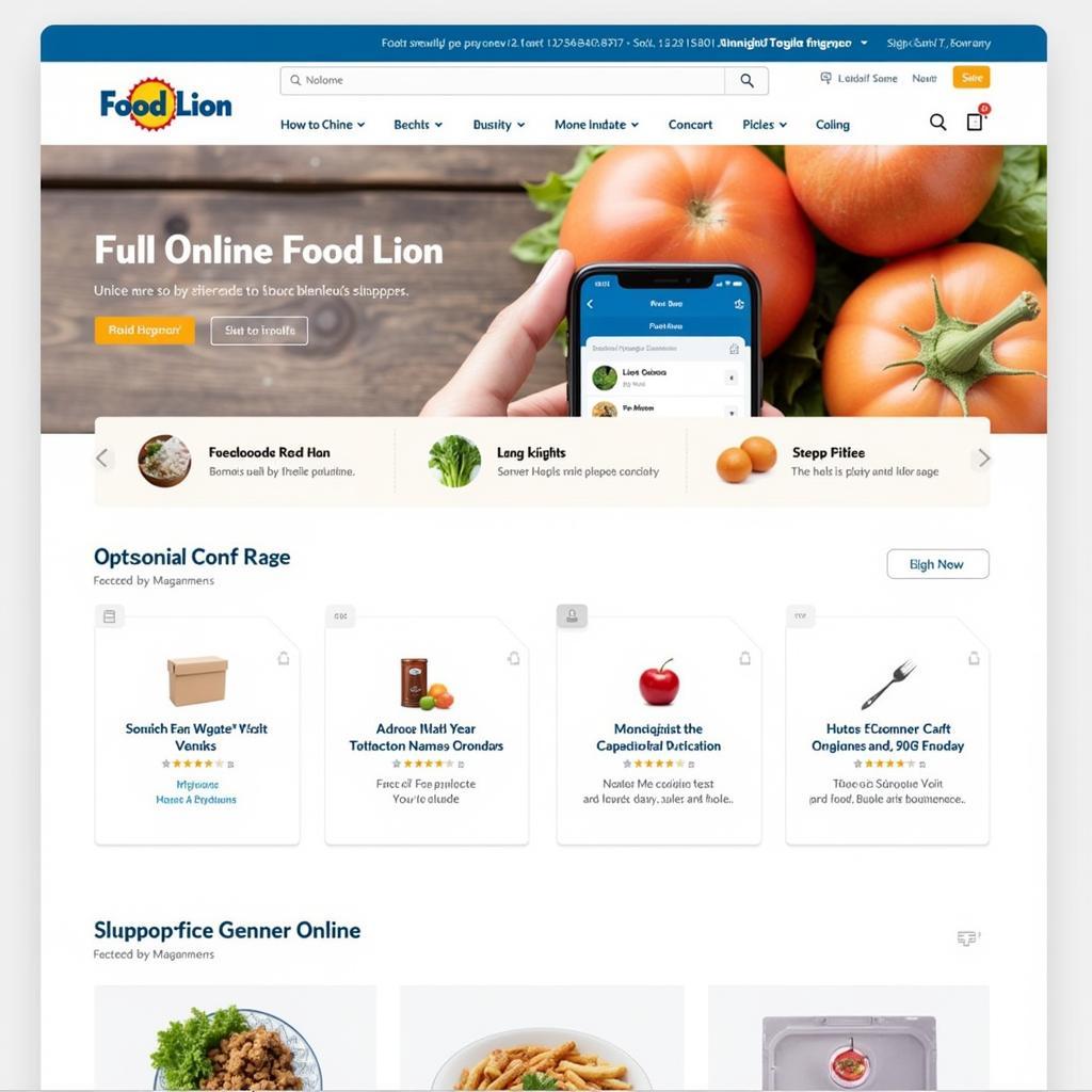 Food Lion Online Shopping in 2023