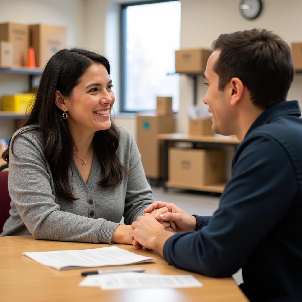 Food Pantry Client Interaction