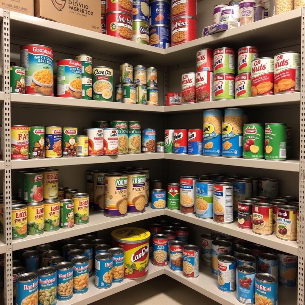 Food Donations at a Fremont, Ohio Food Pantry