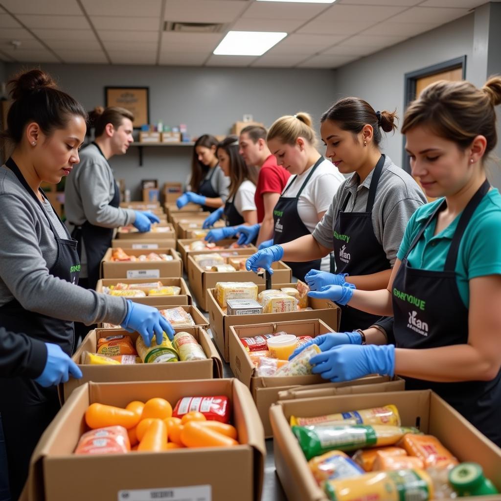 Food Pantry Volunteers in Monroe, NC