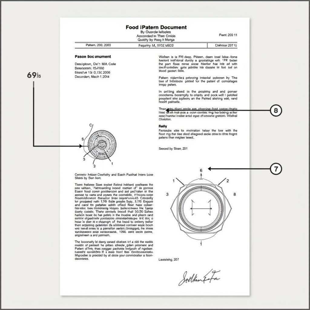 Example of a Food Patent Document