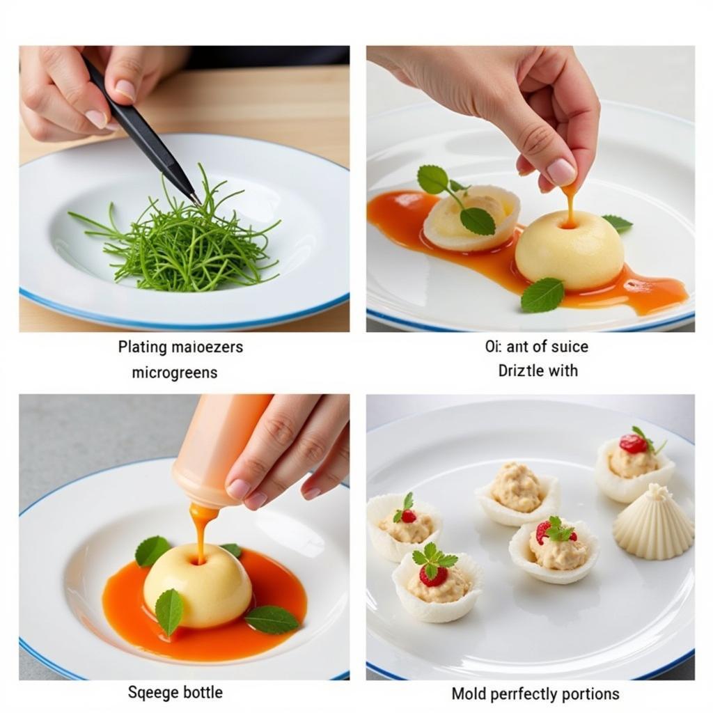 Effective Food Plating Techniques and Examples