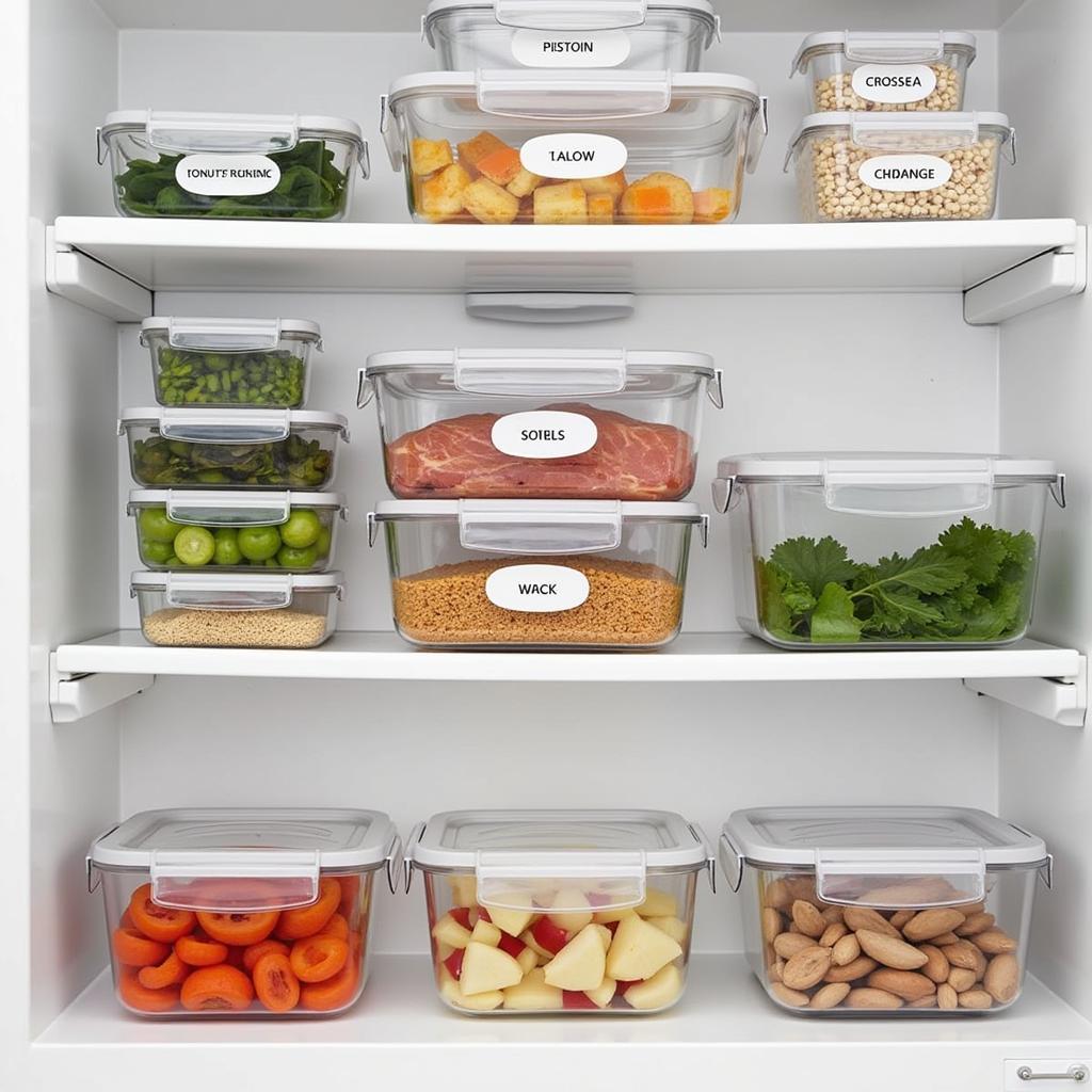 Food Prep Fridge Organization Ideas