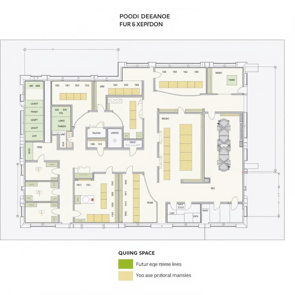 Food Processing Floor Plan with Future Expansion in Mind