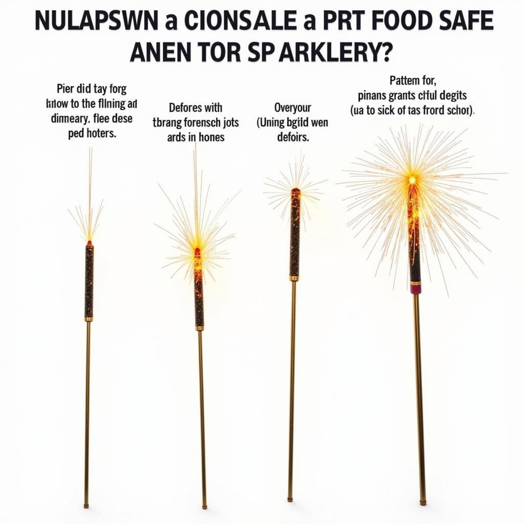 Identifying Food Safe Sparklers