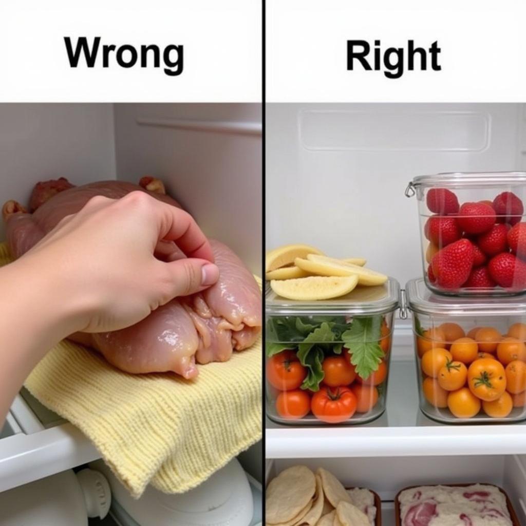 Dangers of Cross-Contamination in Food Safety Memes