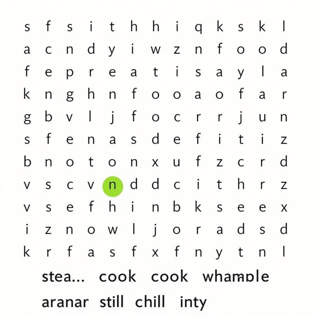 Food Safety Word Search Puzzle Solutions