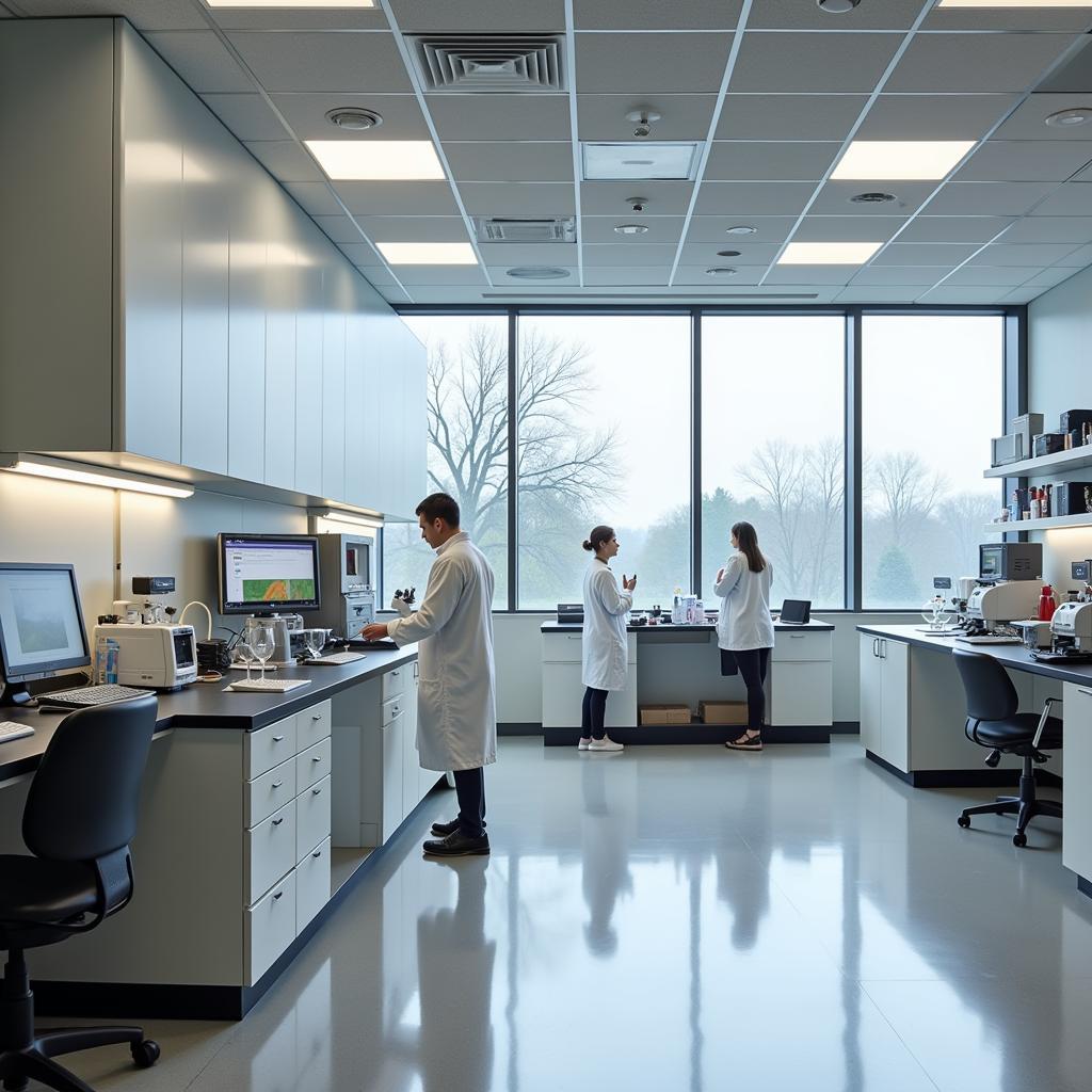 Food Science Research Laboratory Inside Philip E. Nelson Hall