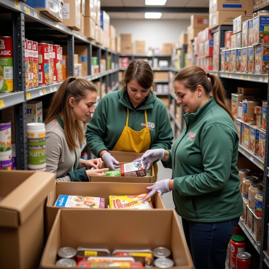 Volunteering at the Marshall MN Food Shelf