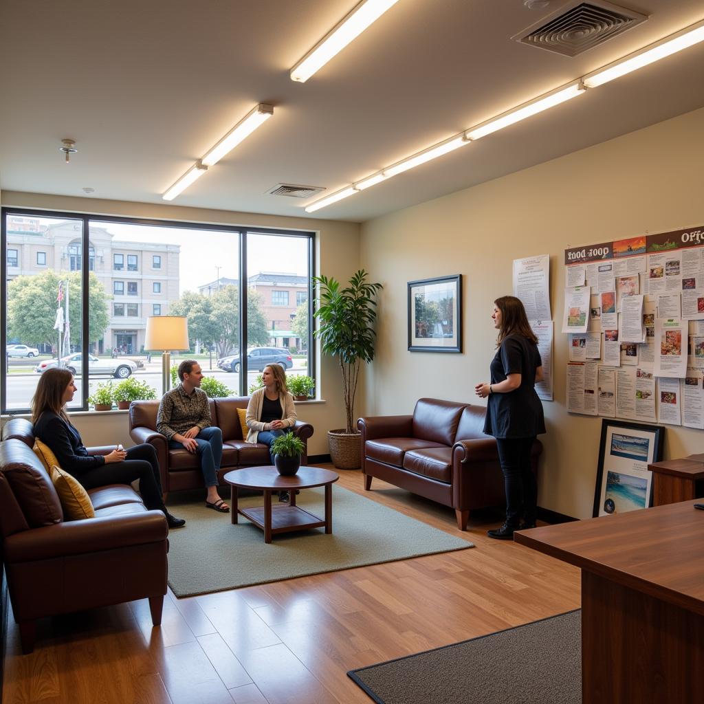 Inside a Food Stamp Office