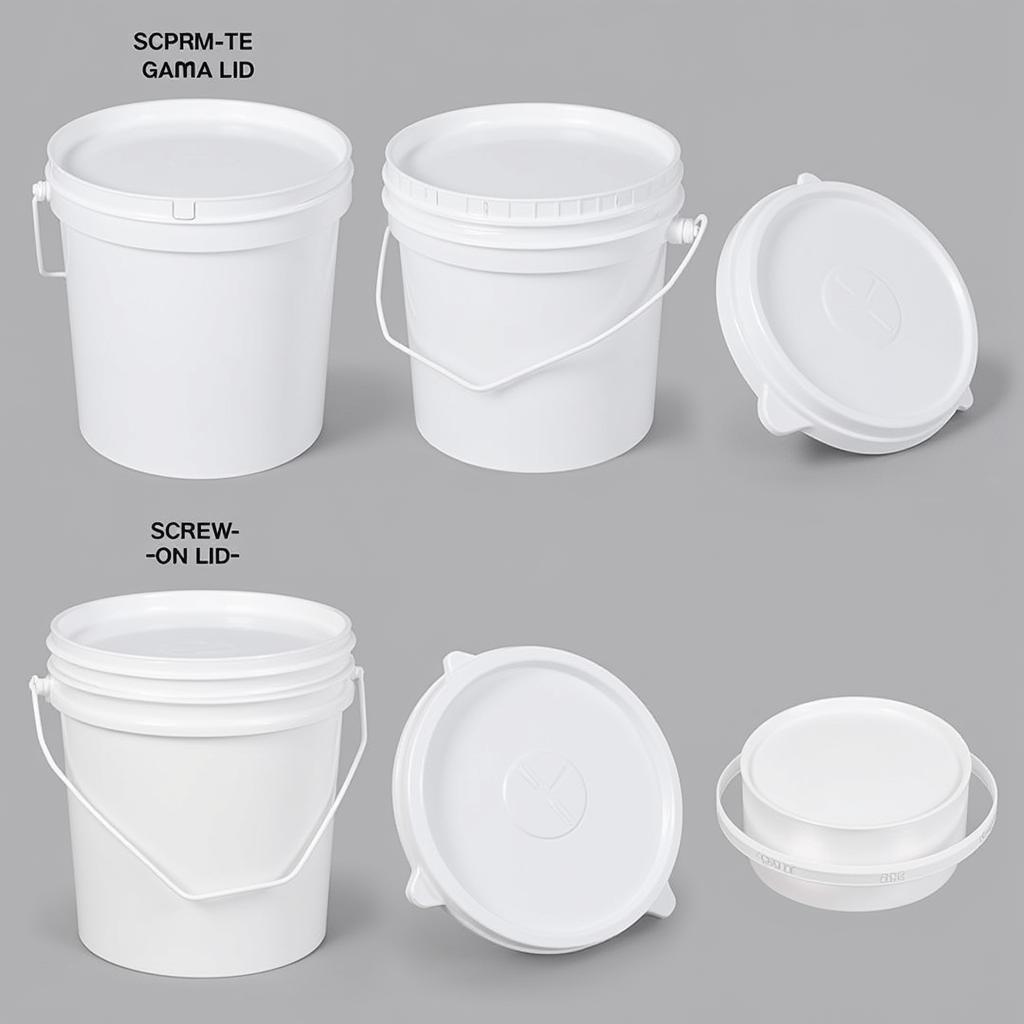 Different Types of Food Storage Bucket Lids