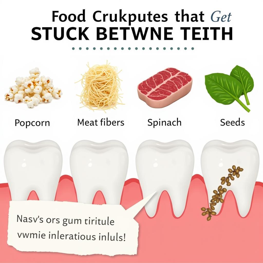 Common Causes of Food Stuck Between Teeth Pain