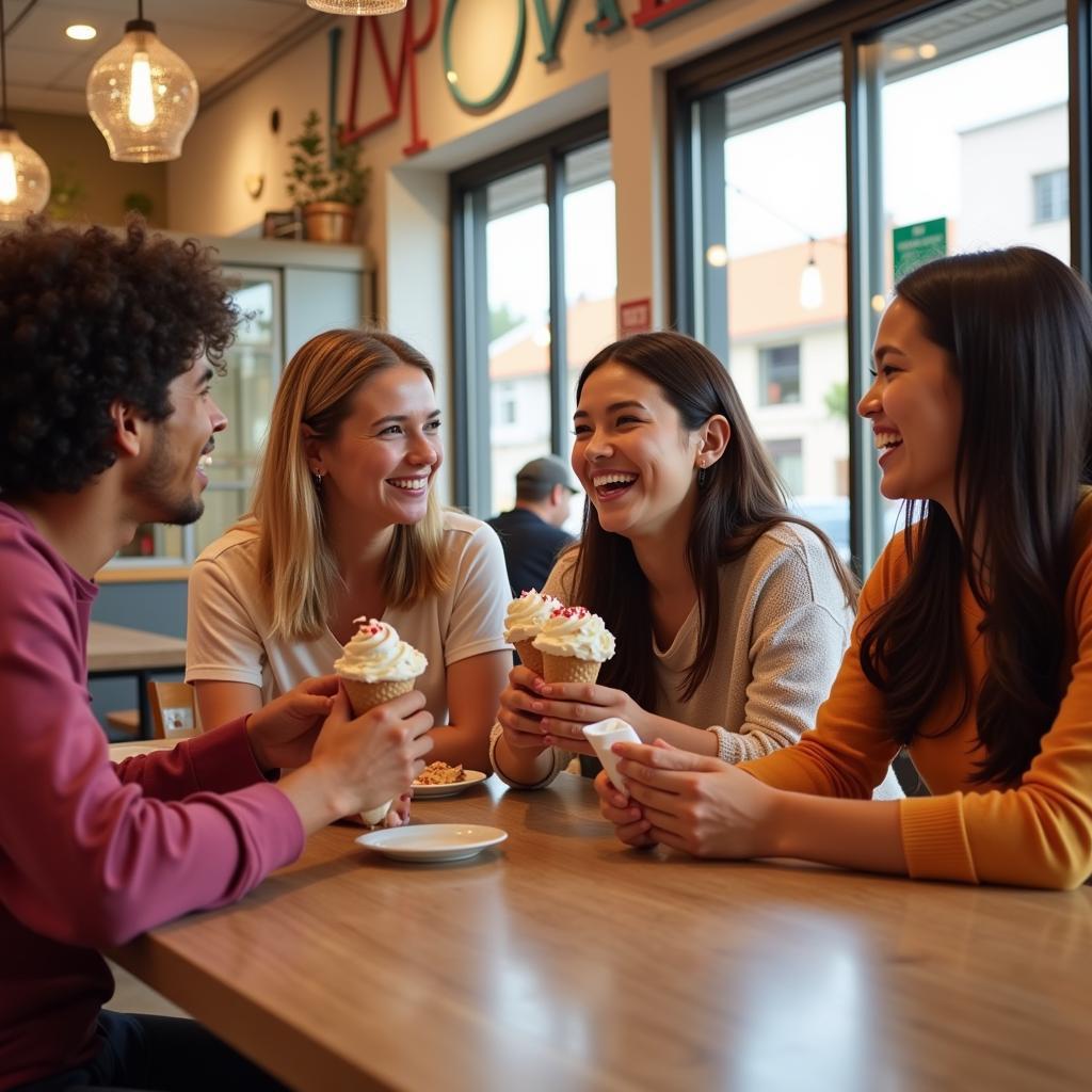 Food Town Ice Cream Social Gathering