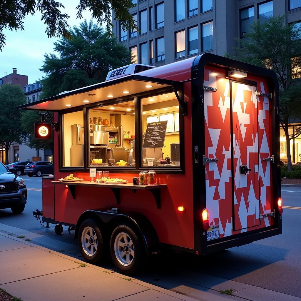 Modern Food Trailer Exterior in Raleigh, NC