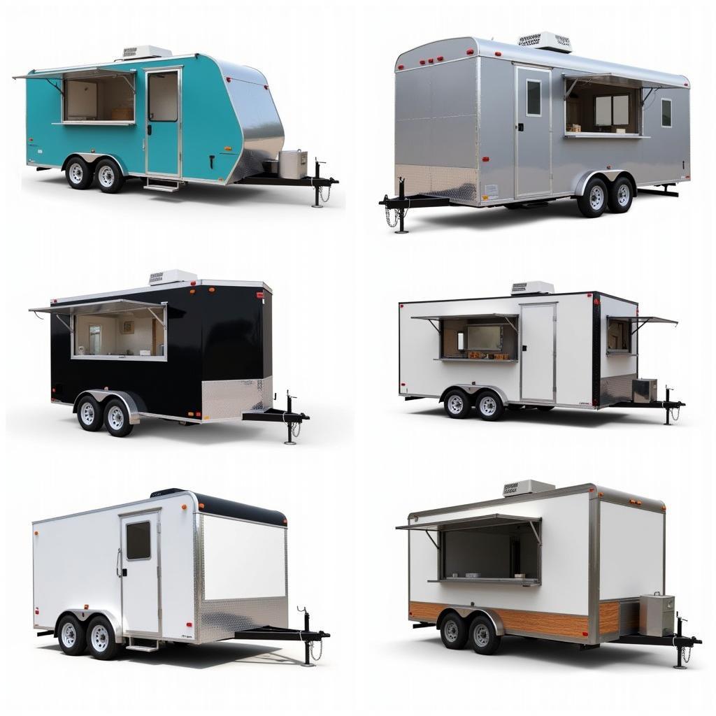 Food Trailers for Sale in Raleigh, NC: Various Sizes and Styles