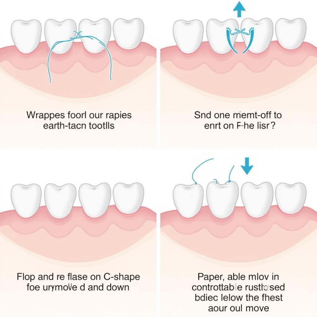 Effective Flossing Technique to Remove Trapped Food