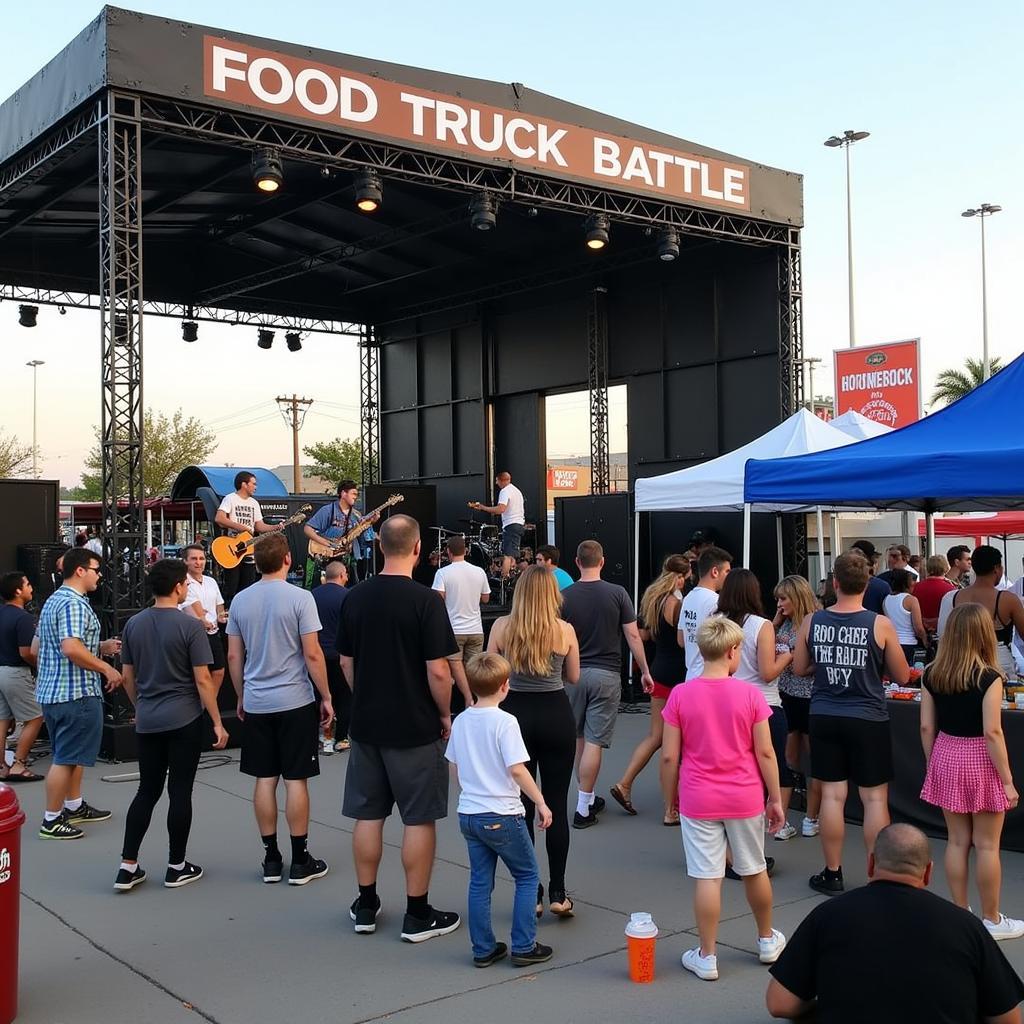 Live Music and Local Vendors at the Food Truck Battle Billings MT 2024