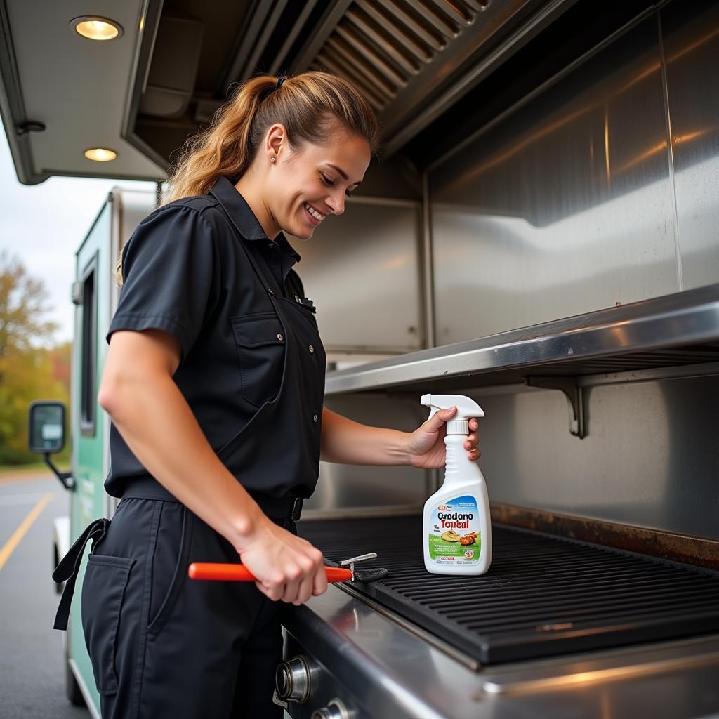 Cleaning and Maintenance of Food Truck Equipment