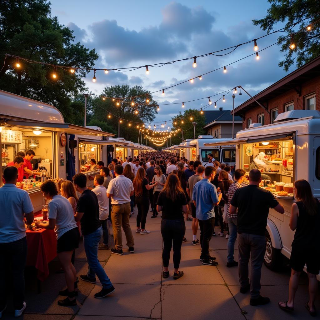 Food Truck Community Gathering