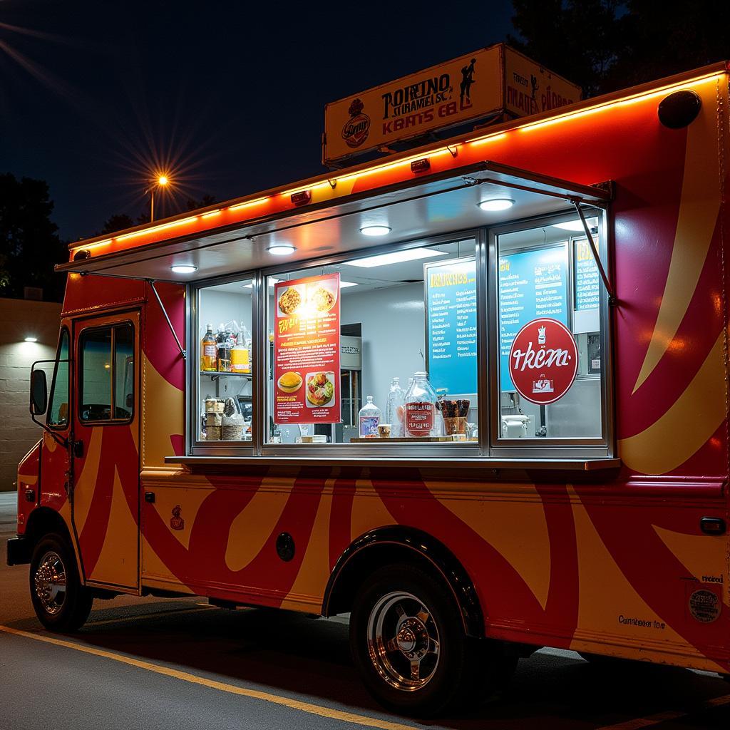 Eye-Catching Food Truck Concession Window Design