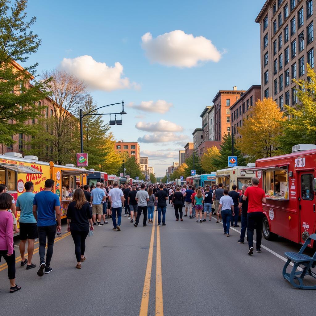 Food Truck Davenport Iowa Street Food Scene