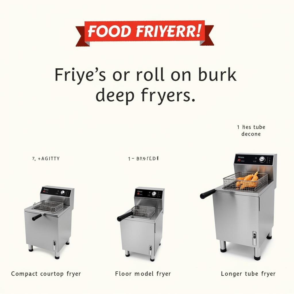 Food Truck Deep Fryer Types: Countertop, Floor Model, and Tube Fryer