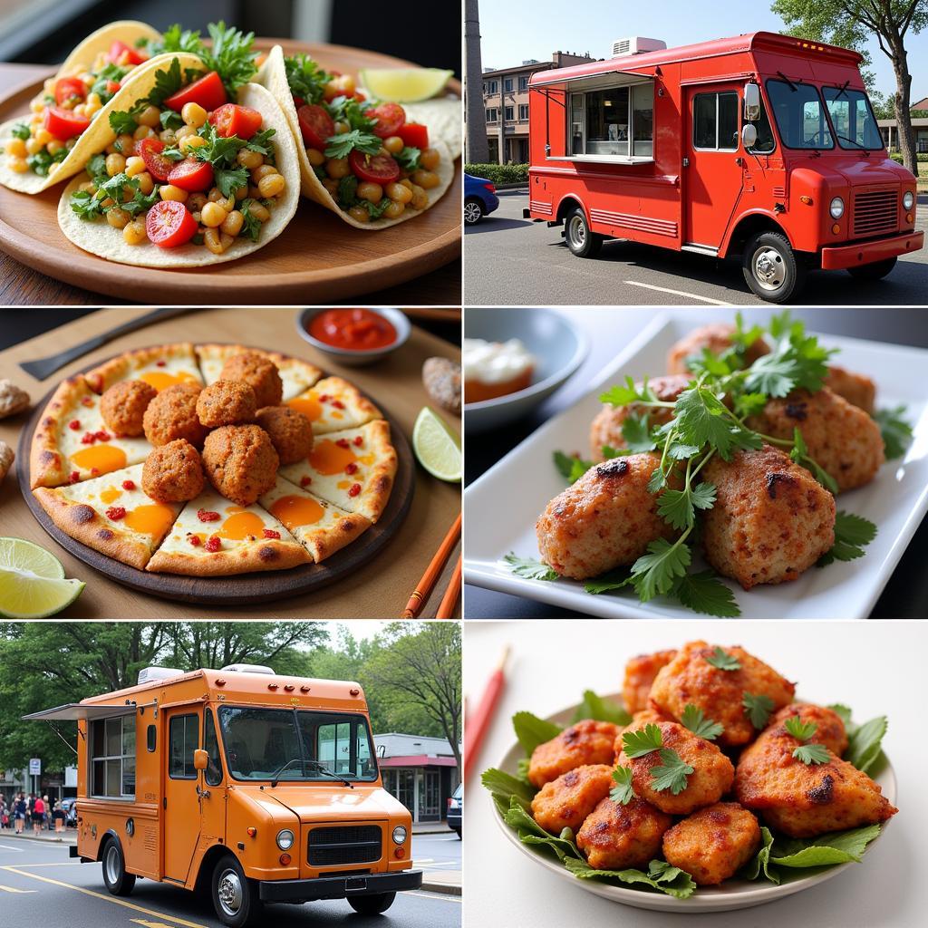 Food Truck Diverse Cuisine Options