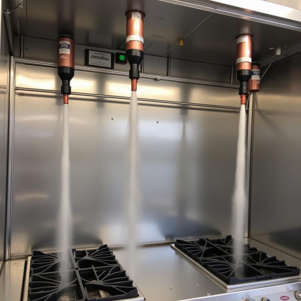 Food Truck Fire Suppression System: Wet Chemical Agent