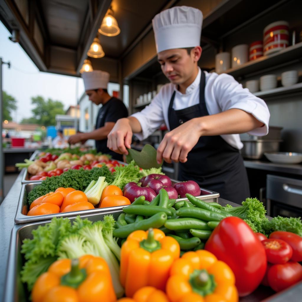 Saginaw food truck using fresh local produce