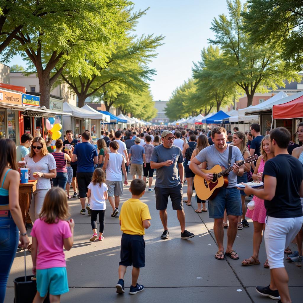 Vibrant Atmosphere of Food Truck Friday in Evans GA