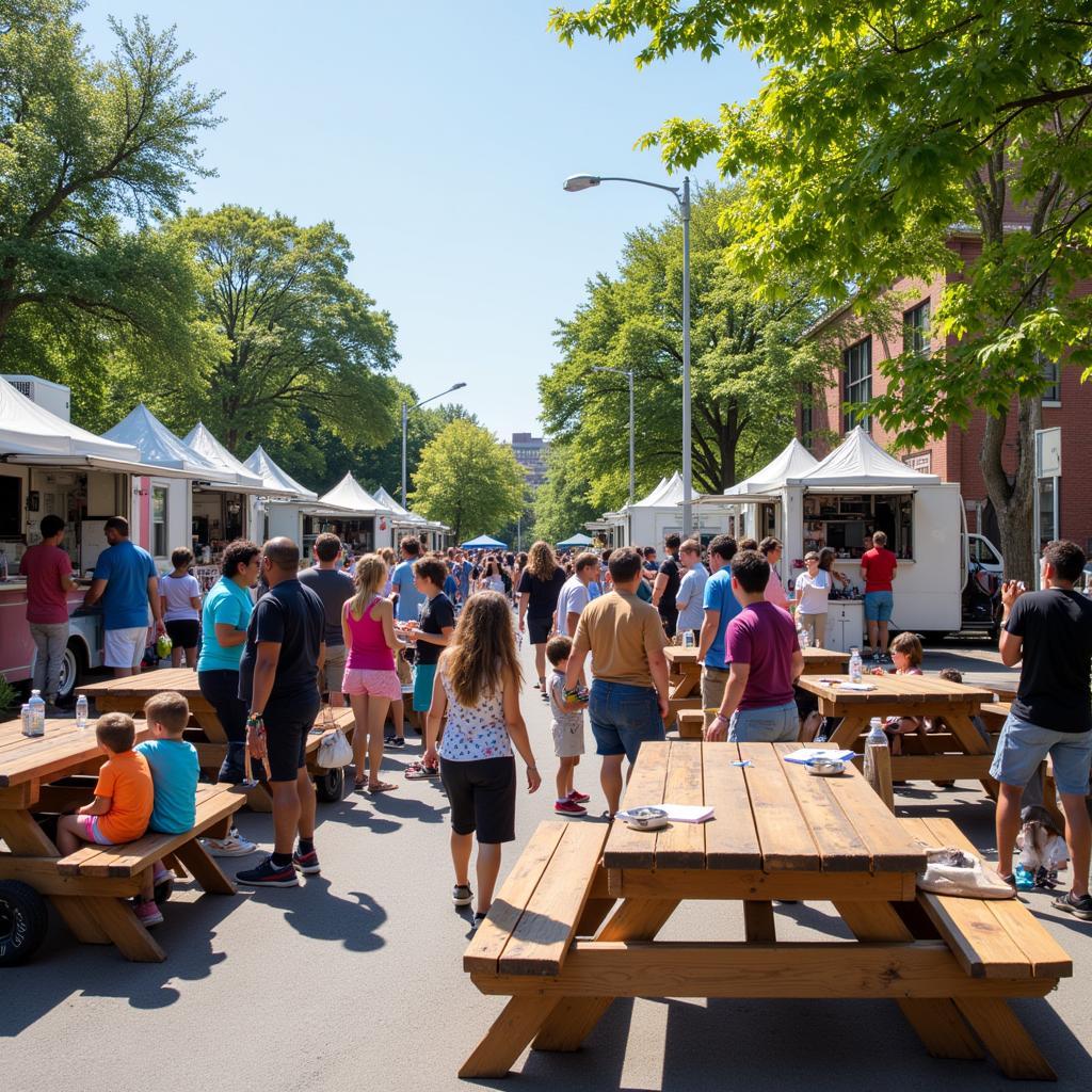 The Vibrant Atmosphere of Food Truck Friday in Sioux City