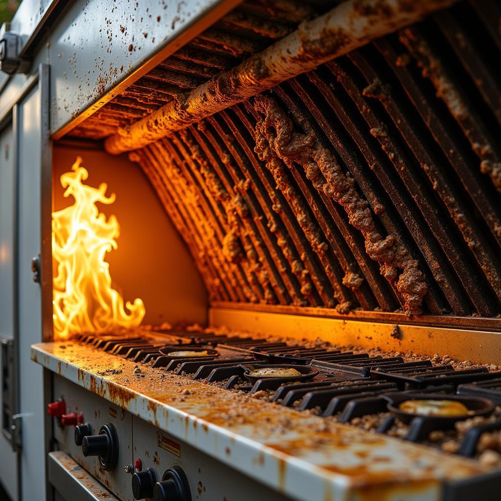 Food Truck Hood Fire Hazard