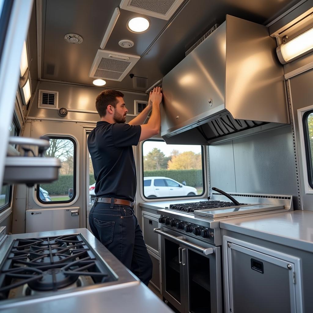 Food Truck Hood System Installation Process