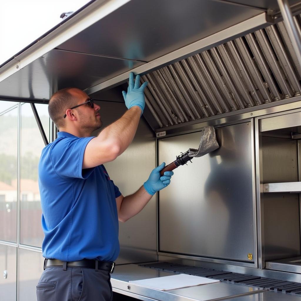 Regular Maintenance of Food Truck Hood System