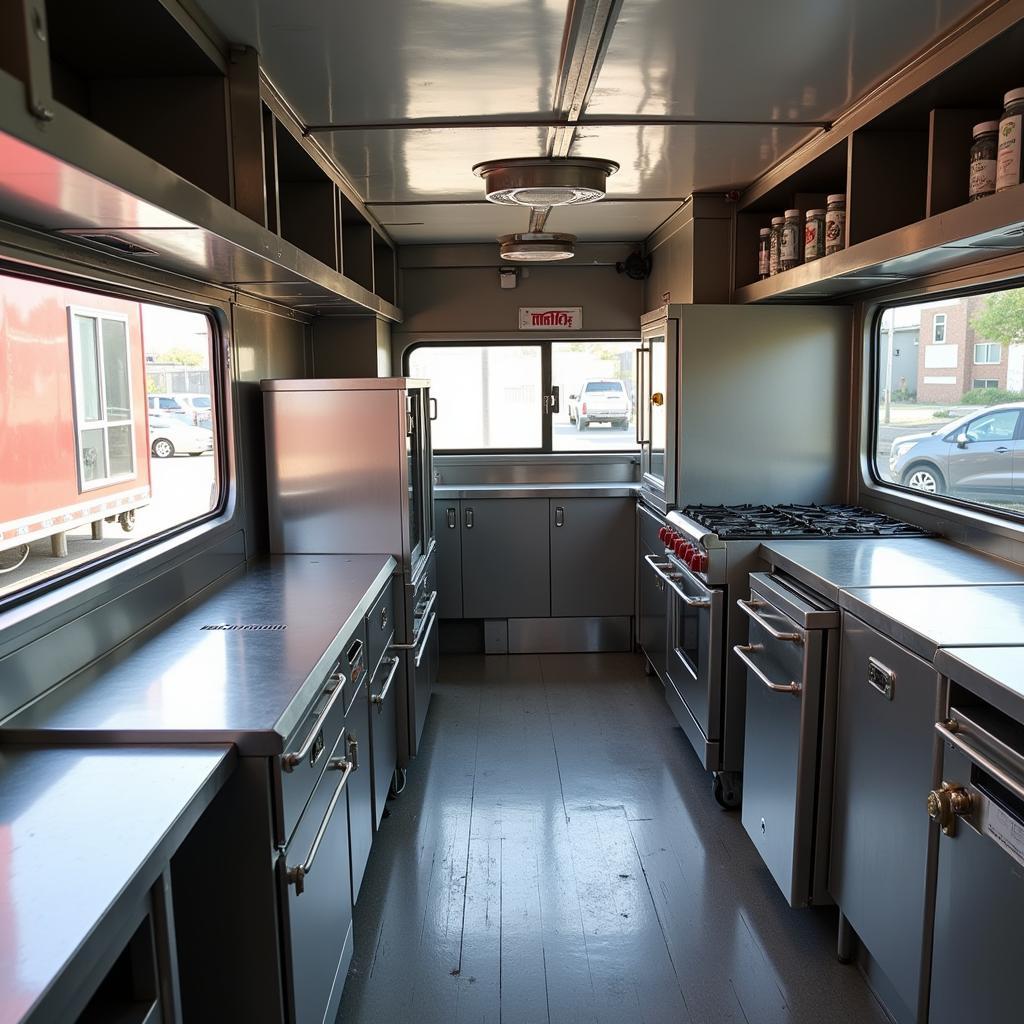 Food Truck Interior Equipment