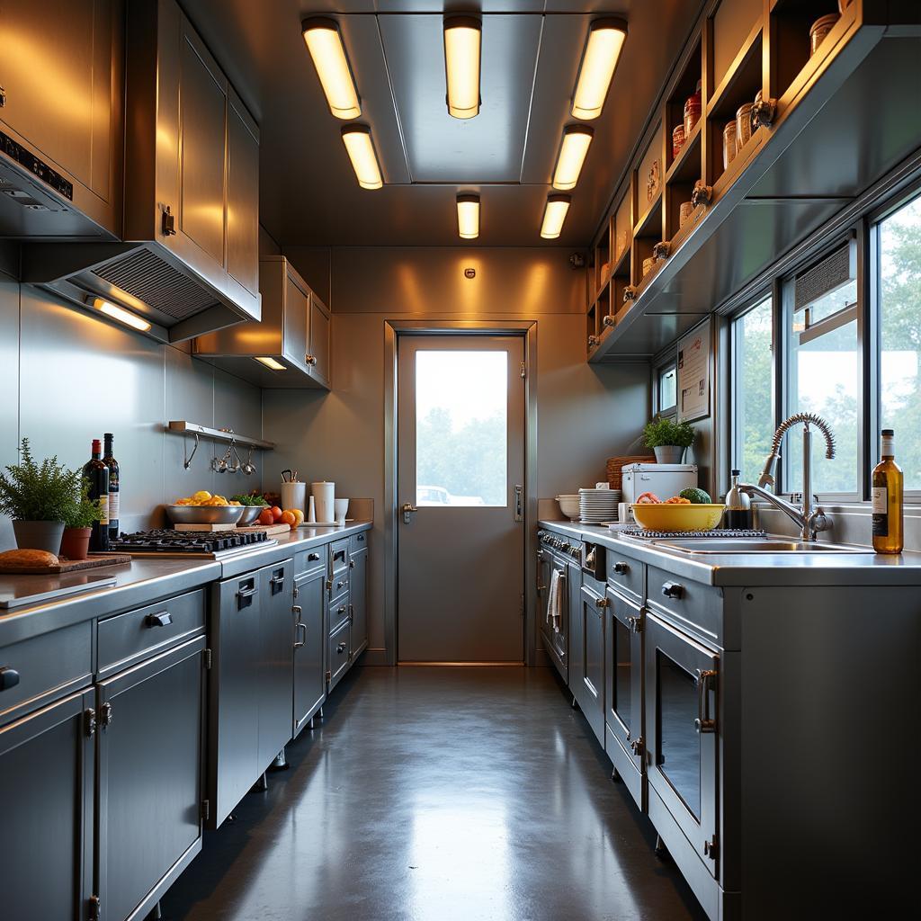 Food Truck Interior Kitchen