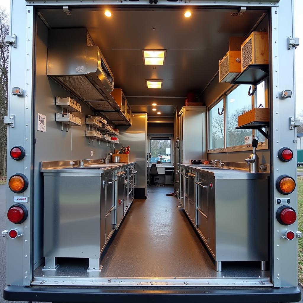 Food Truck Interior Layout Example