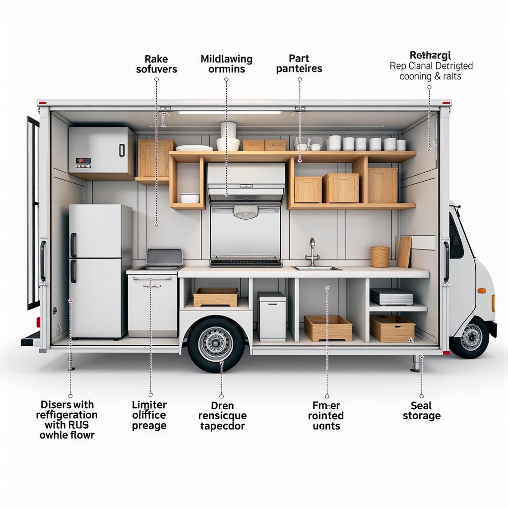 Optimizing food truck kitchen layout