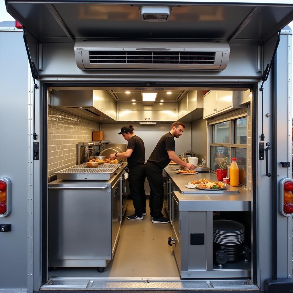 Food Truck Interior with AC