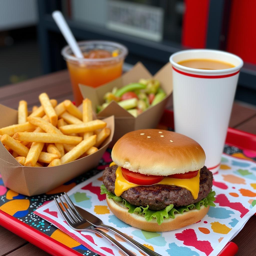 Food Truck Meal and Drinks