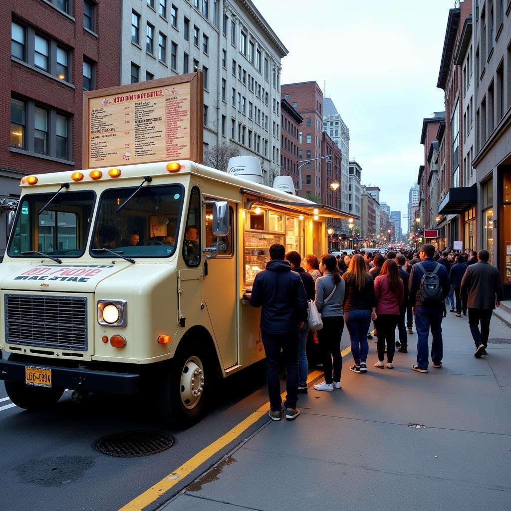 Food Truck Menu Board Placement Strategy