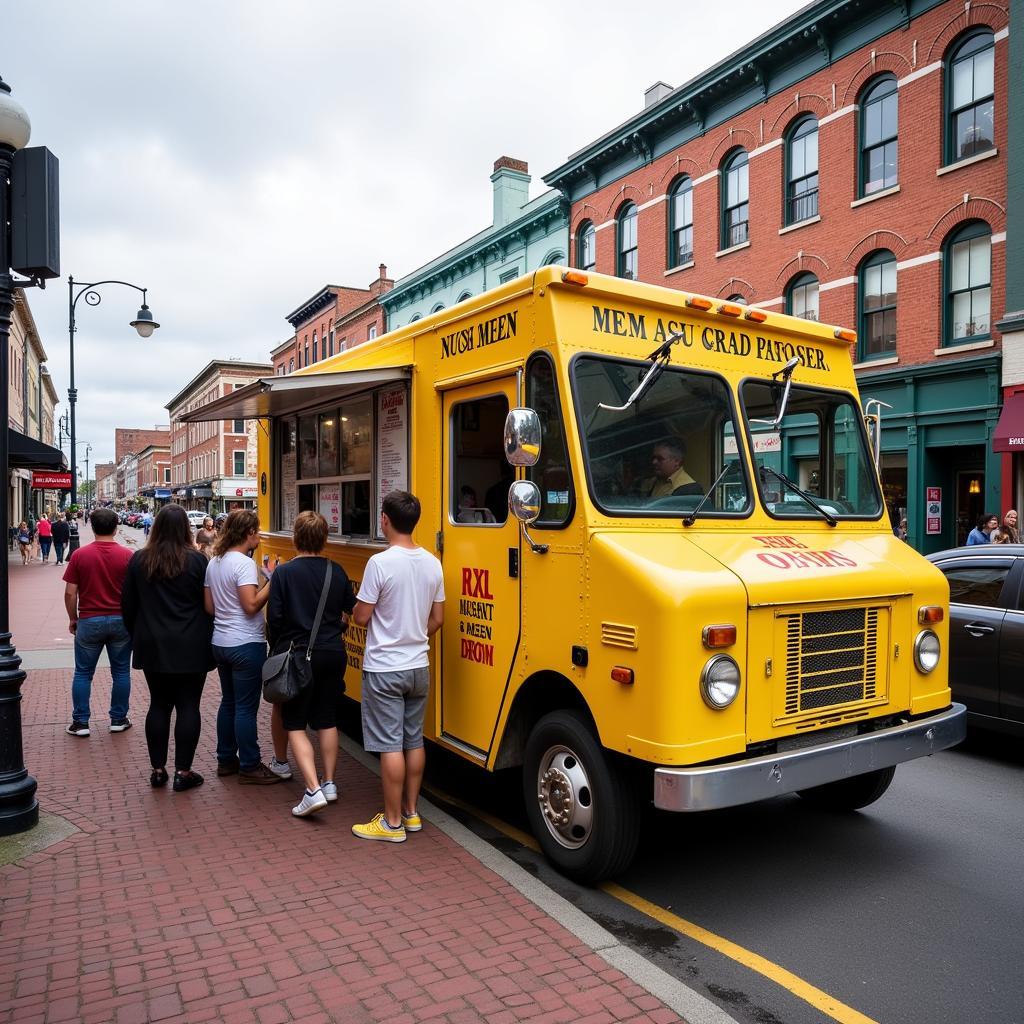 Food Truck in Downtown New Bern