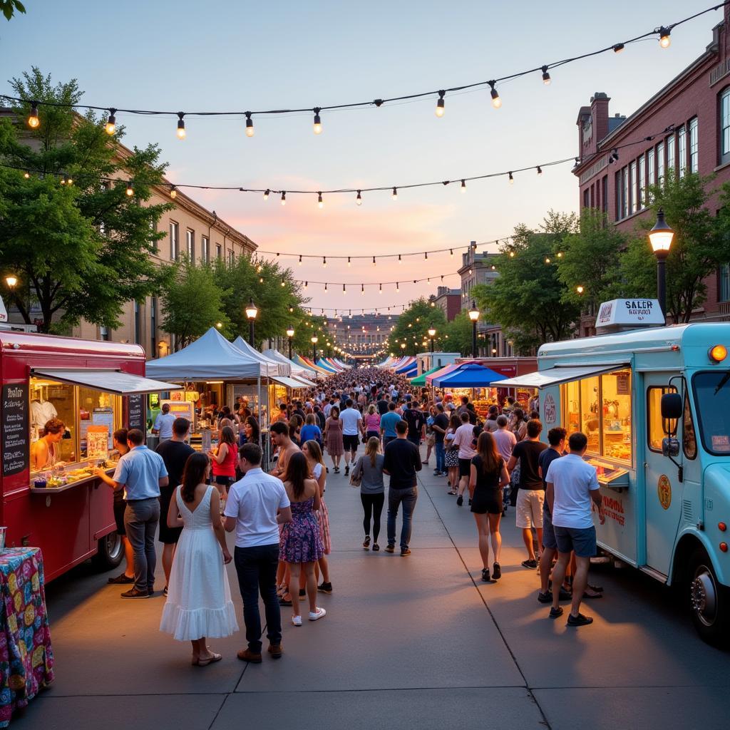 Food Truck Rodeo Public Market Scene